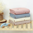 Load image into Gallery viewer, Blue & Multicolour Dot Confetti Cotton Blanket - Pepper Tree Kids