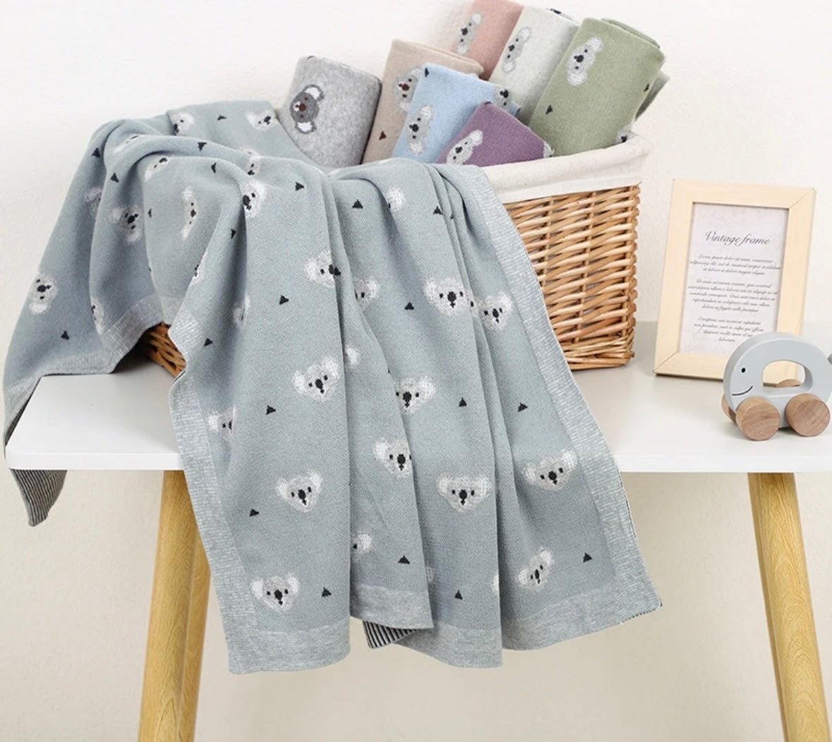 Cotton Koala Blanket - Pepper Tree Kids