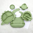 Load image into Gallery viewer, Dinosaur Feeding Set - Pepper Tree Kids