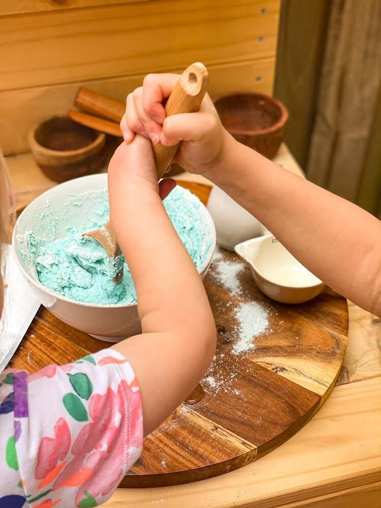 Green Playdough Mix - My Calm Corner - Pepper Tree Kids