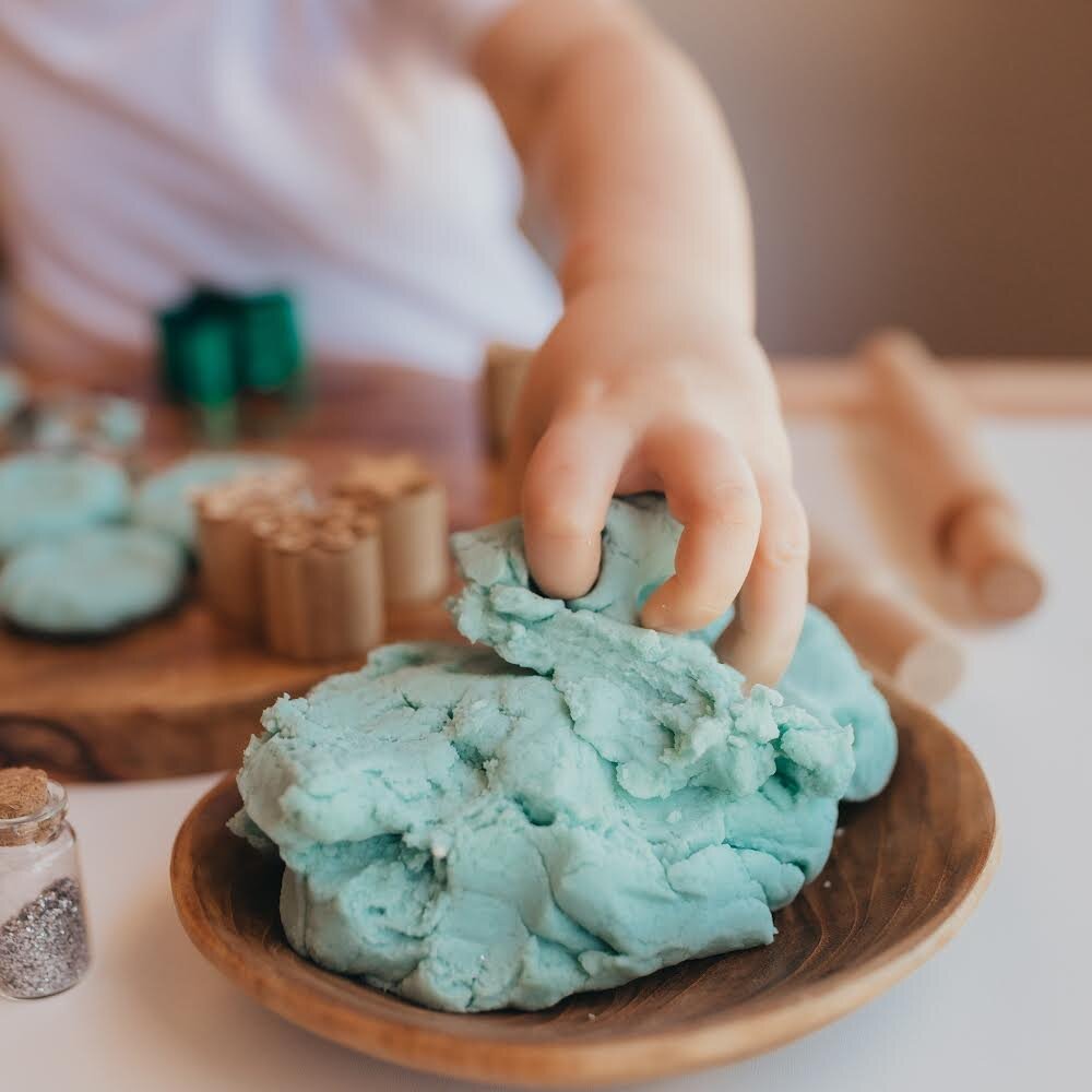Green Playdough Mix - My Calm Corner - Pepper Tree Kids
