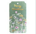 Load image into Gallery viewer, Green Wild Flowers Christmas Gift Cards - Sow n Sow - Pepper Tree Kids