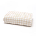 Load image into Gallery viewer, Oatmeal Gingham Blanket - 100% Knitted Cotton - Pepper Tree Kids