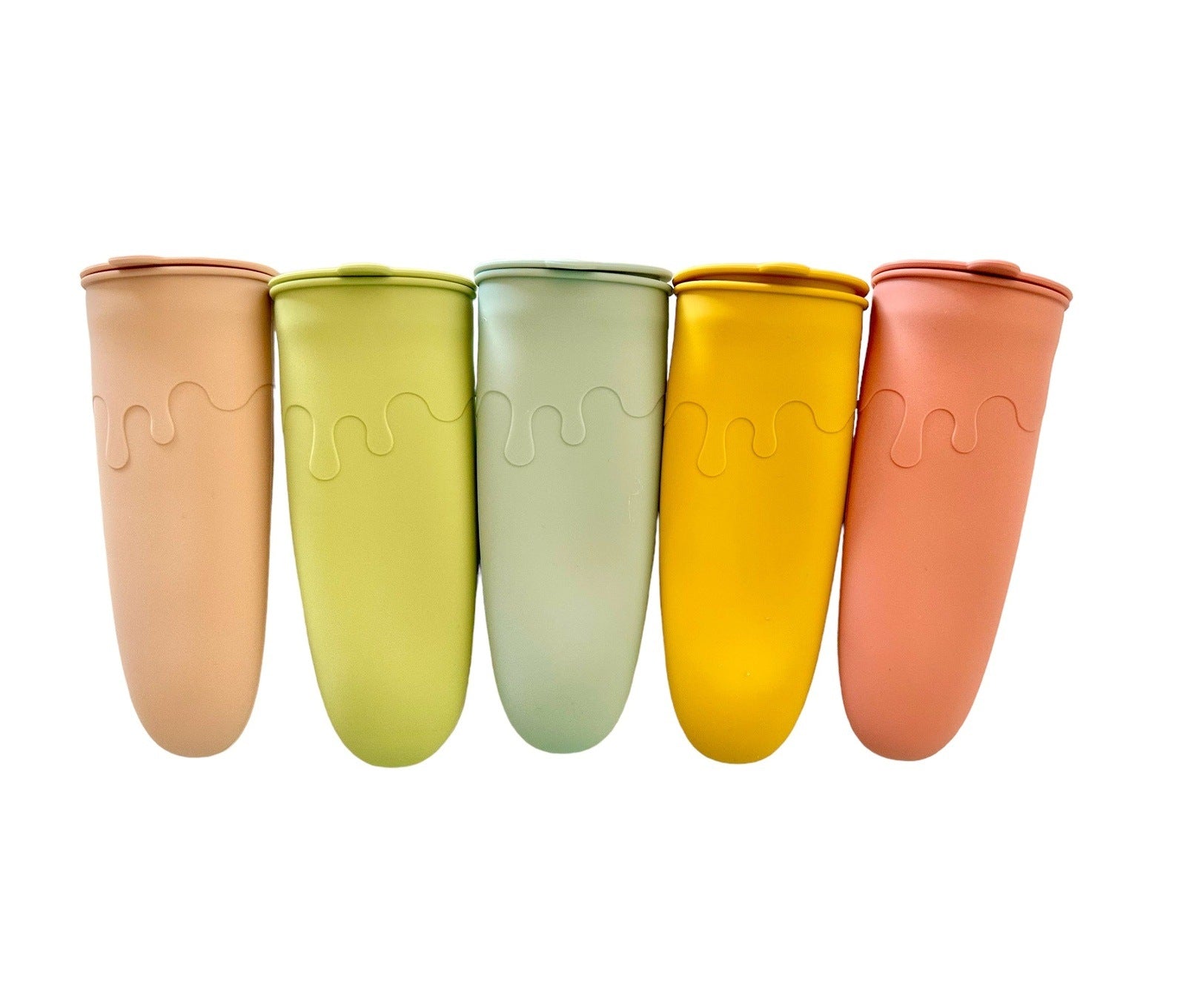 Pepper Tree Kids - Push Up Ice Block Moulds - set of 5 - Pepper Tree Kids