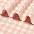 Load image into Gallery viewer, Pink Gingham Blanket - 100% Knitted Cotton - Pepper Tree Kids