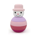 Load image into Gallery viewer, Pink Snowman Stacker - Pepper Tree Kids - Pepper Tree Kids