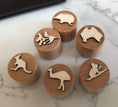 Load image into Gallery viewer, Australian Playdough Stamp Set Wattle - Pepper Tree Kids - Pepper Tree Kids
