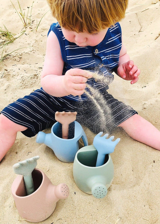 Blue Watering Can Set - Pepper Tree Kids - Pepper Tree Kids