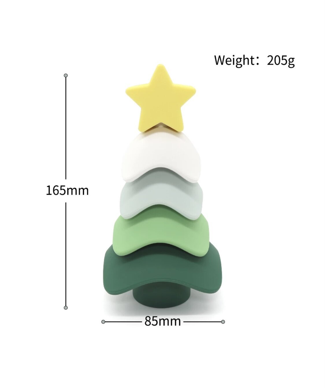 Christmas Tree Stacker - Pepper Tree Kids - Pepper Tree Kids