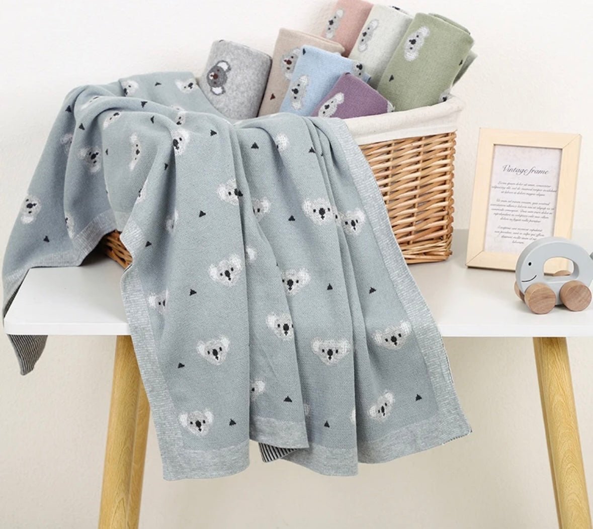 Cotton Koala Blanket - Pepper Tree Kids