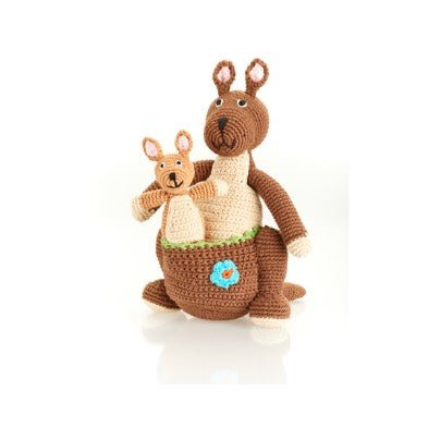 Crochet Kangaroo - Pebble - Pepper Tree Kids