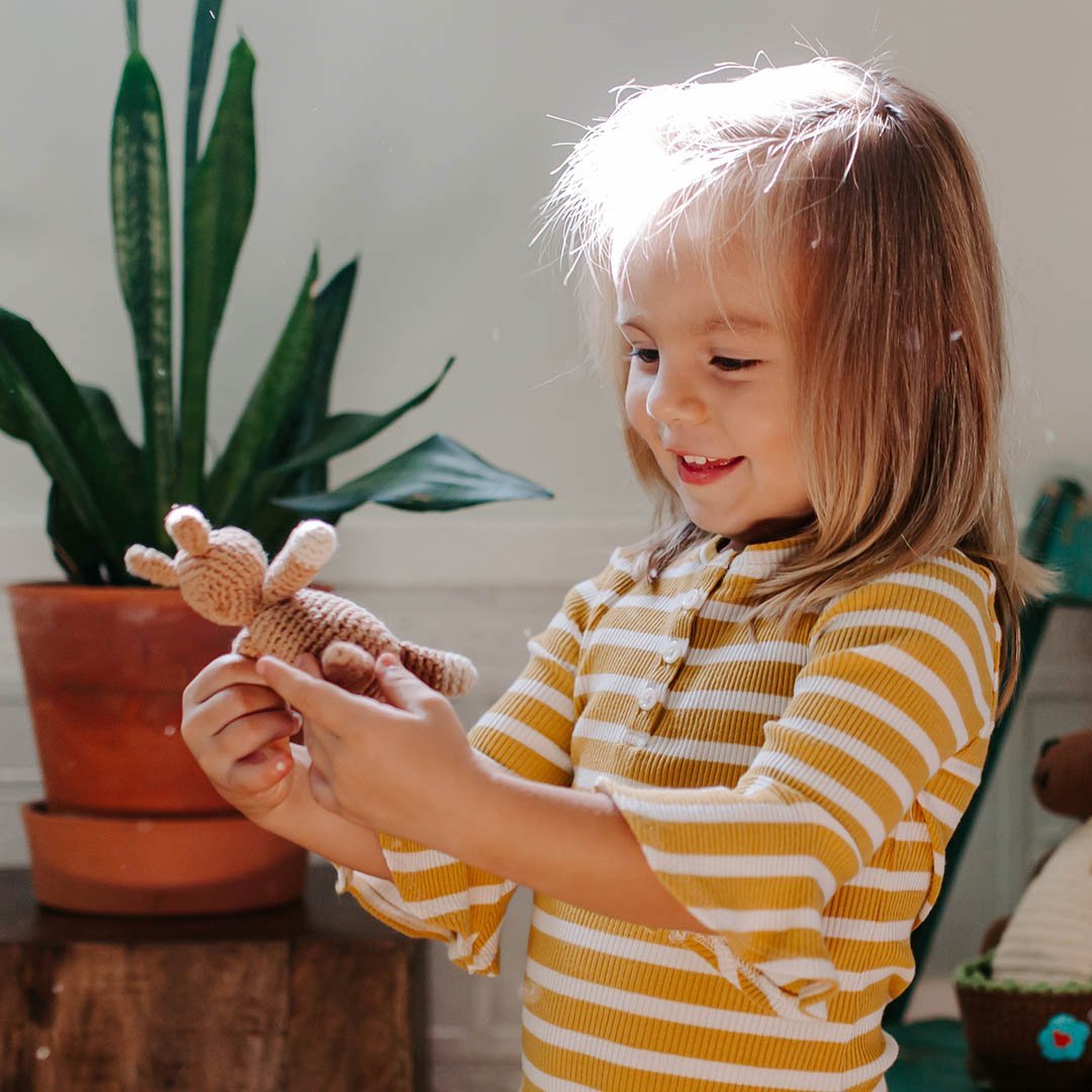 Crochet Kangaroo - Pebble - Pepper Tree Kids