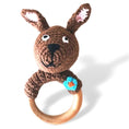 Load image into Gallery viewer, Crochet Kangaroo - Rattle - Pepper Tree Kids
