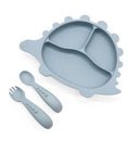 Load image into Gallery viewer, Dinosaur Plate, Fork & Spoon Set - Pepper Tree Kids
