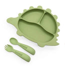 Dinosaur Plate, Fork & Spoon Set - Pepper Tree Kids