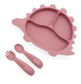 Load image into Gallery viewer, Dinosaur Plate, Fork & Spoon Set - Pepper Tree Kids
