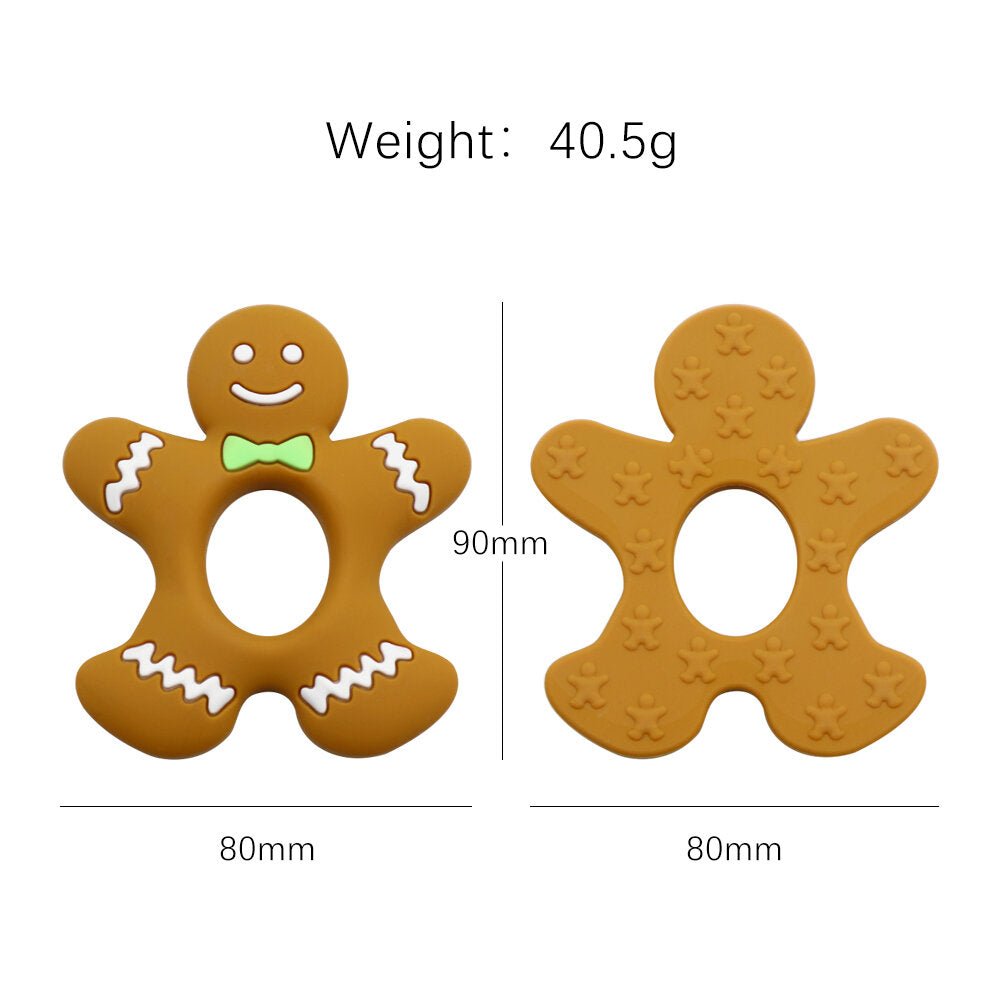 Gingerbread Man Teether - Pepper Tree Kids - Pepper Tree Kids