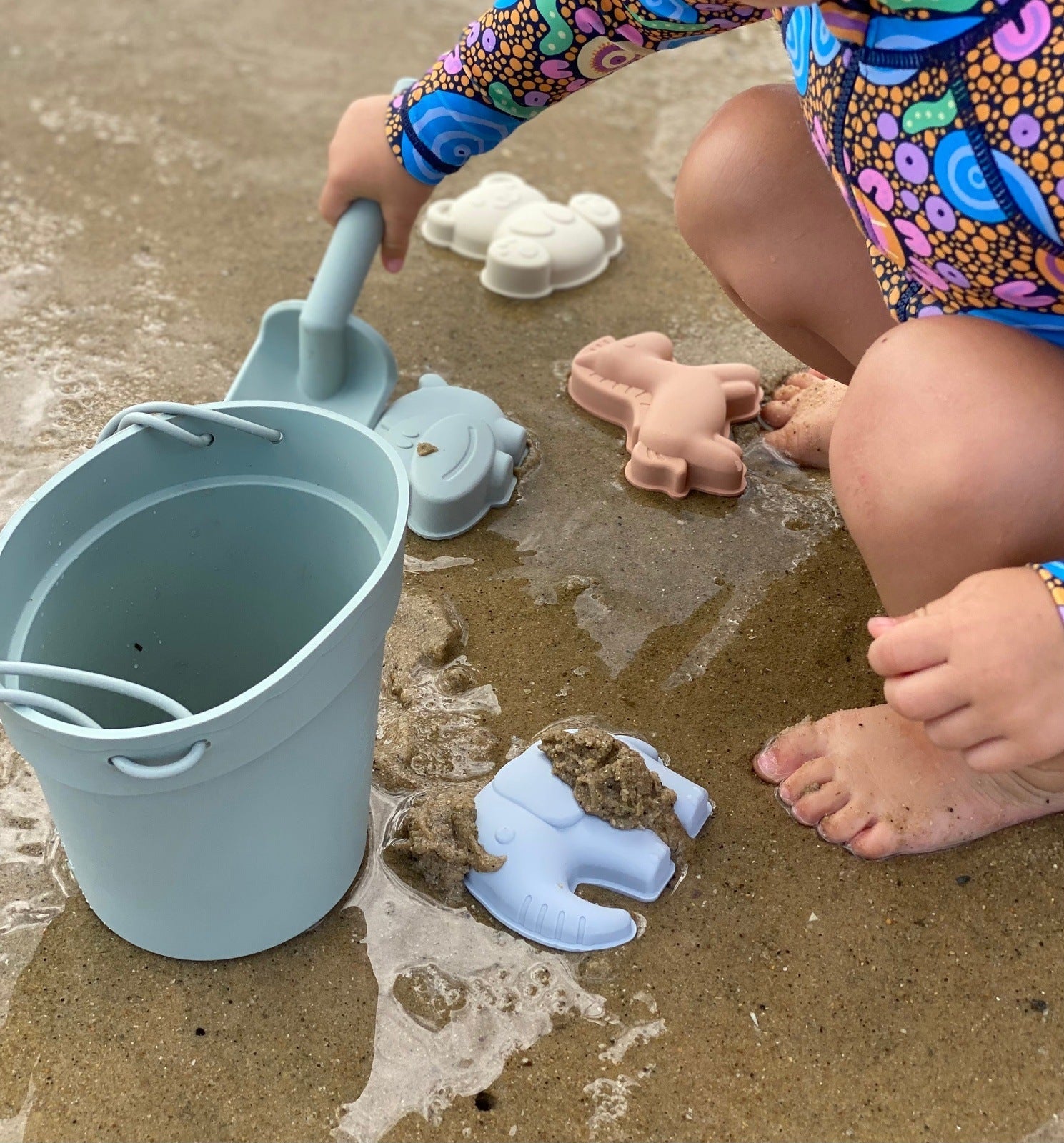 Green Beach Bucket Set - Pepper Tree Kids - Pepper Tree Kids