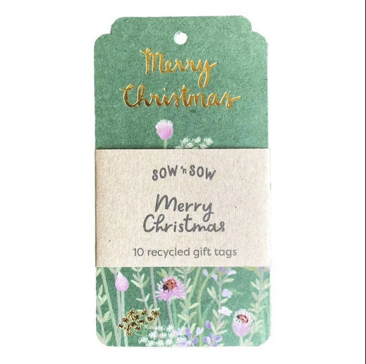 Green Wild Flowers Christmas Gift Cards - Sow n Sow - Pepper Tree Kids