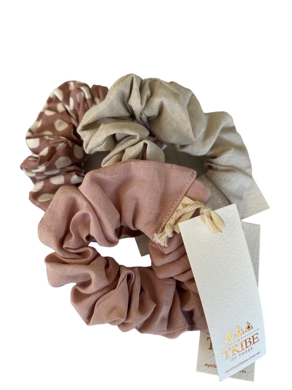 Linen Scrunchie - Pepper Tree Kids