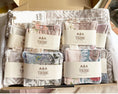 Load image into Gallery viewer, Multicoloured Linen Reusable Make-Up Wipes - Pepper Tree Kids
