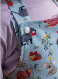 Load image into Gallery viewer, Mummy & Me Matching Christmas Apron - Blue - Pepper Tree Kids
