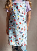 Load image into Gallery viewer, Mummy & Me Matching Christmas Apron - Blue - Pepper Tree Kids
