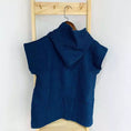 Load image into Gallery viewer, Navy Blue Cotton Poncho - Pepper Tree Kids - Pepper Tree Kids
