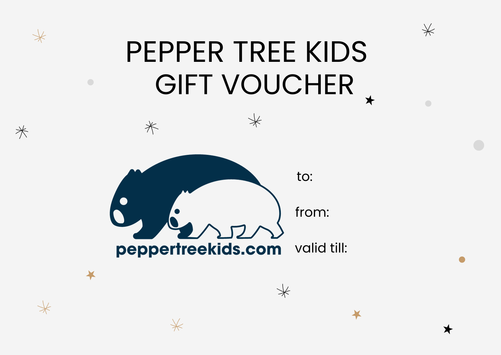 Pepper Tree Kids Gift Card - Pepper Tree Kids