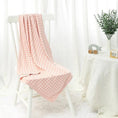 Load image into Gallery viewer, Pink Gingham Blanket - 100% Knitted Cotton - Pepper Tree Kids
