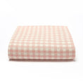 Load image into Gallery viewer, Pink Gingham Blanket - 100% Knitted Cotton - Pepper Tree Kids
