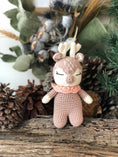 Load image into Gallery viewer, Pink Reindeer Doll & Rattle - Pepper Tree Kids - Pepper Tree Kids
