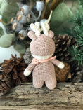 Load image into Gallery viewer, Pink Reindeer Doll & Rattle - Pepper Tree Kids - Pepper Tree Kids
