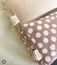 Load image into Gallery viewer, Pink Spotty Linen Eye Pillow - Pepper Tree Kids
