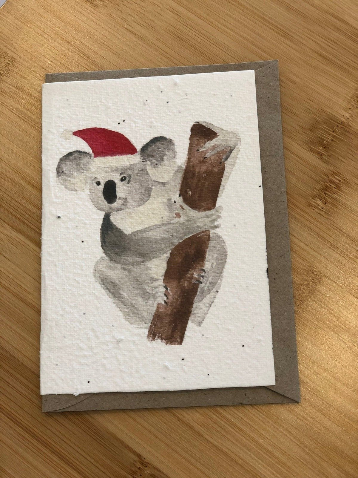 Plantable Koala Christmas Card - Pepper Tree Kids