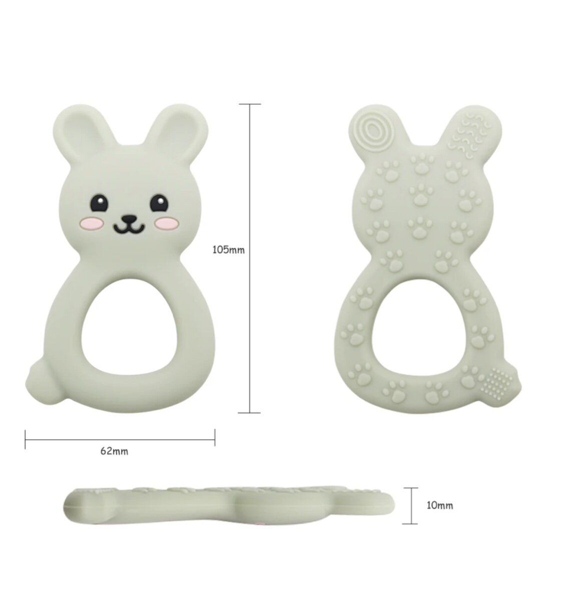 Rabbit Teether - Pepper Tree Kids