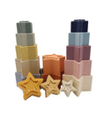 Load image into Gallery viewer, Star Stackers - three colour options - Pepper Tree Kids
