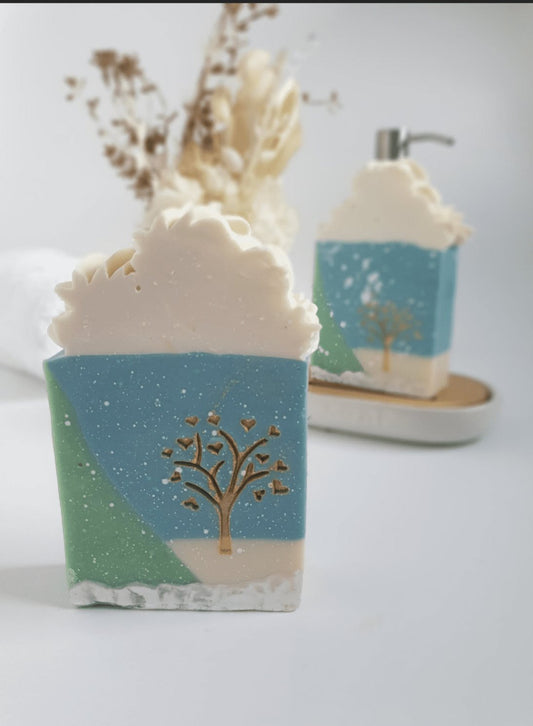 White Christmas Handmade Soap - Allure Natural Skincare - Pepper Tree Kids