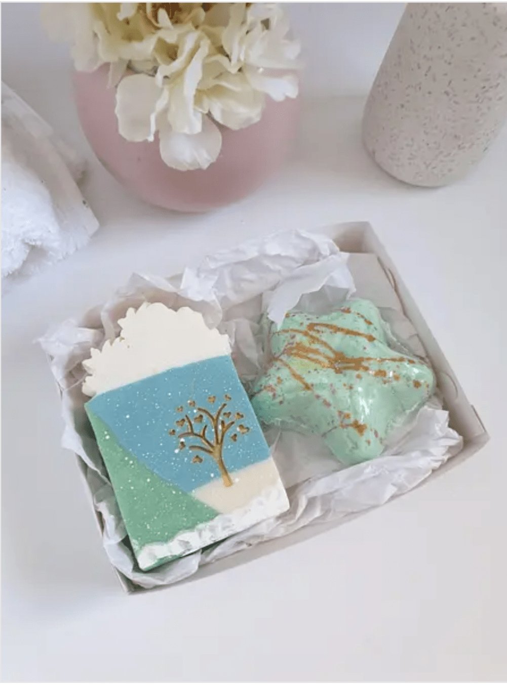 White Christmas Handmade Soap - Allure Natural Skincare - Pepper Tree Kids